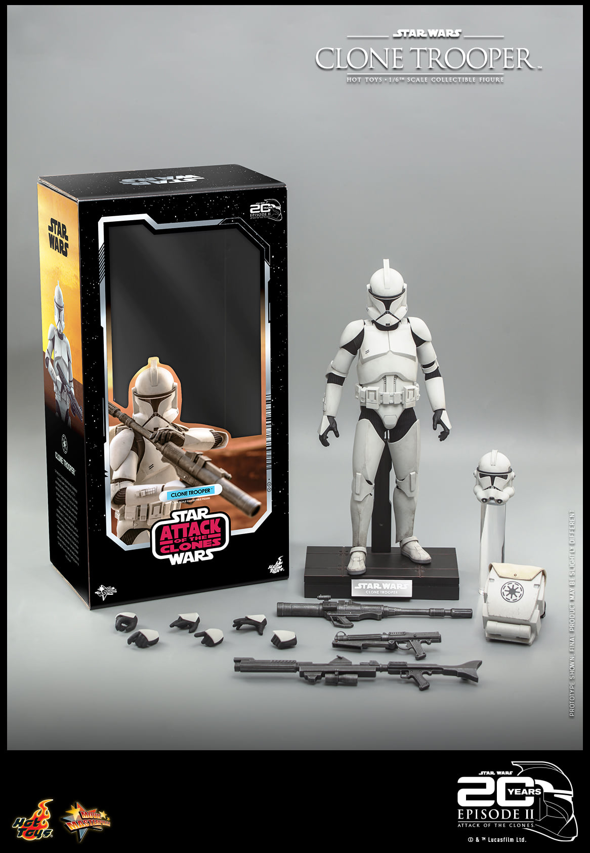 Hot Toys MMS647 1/6 Star Wars Episode II: Attack of the Clones™ - Clone Trooper™