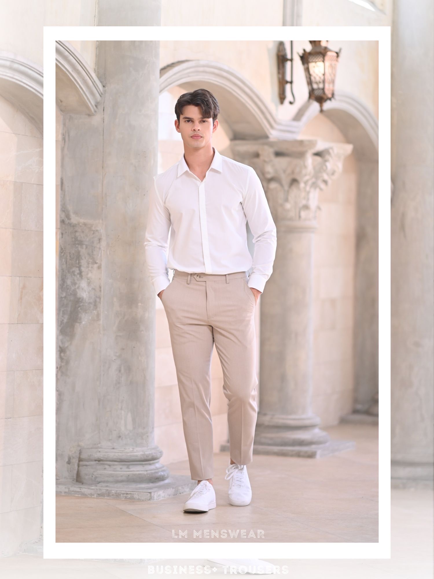 Business Trousers กางเกงสแลค ทรงกระบอกเล็ก
