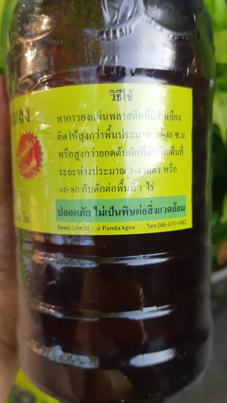 กาวเหนียวดักแมลงแพนด้า อโกร PANDA AGRO 1 ลิตร