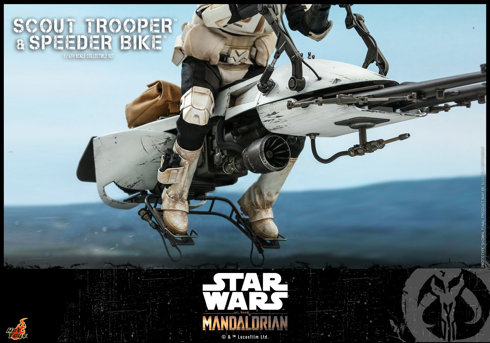 Hot Toys TMS017 The Mandalorian 1/6 Scout Trooper and Speeder Bike