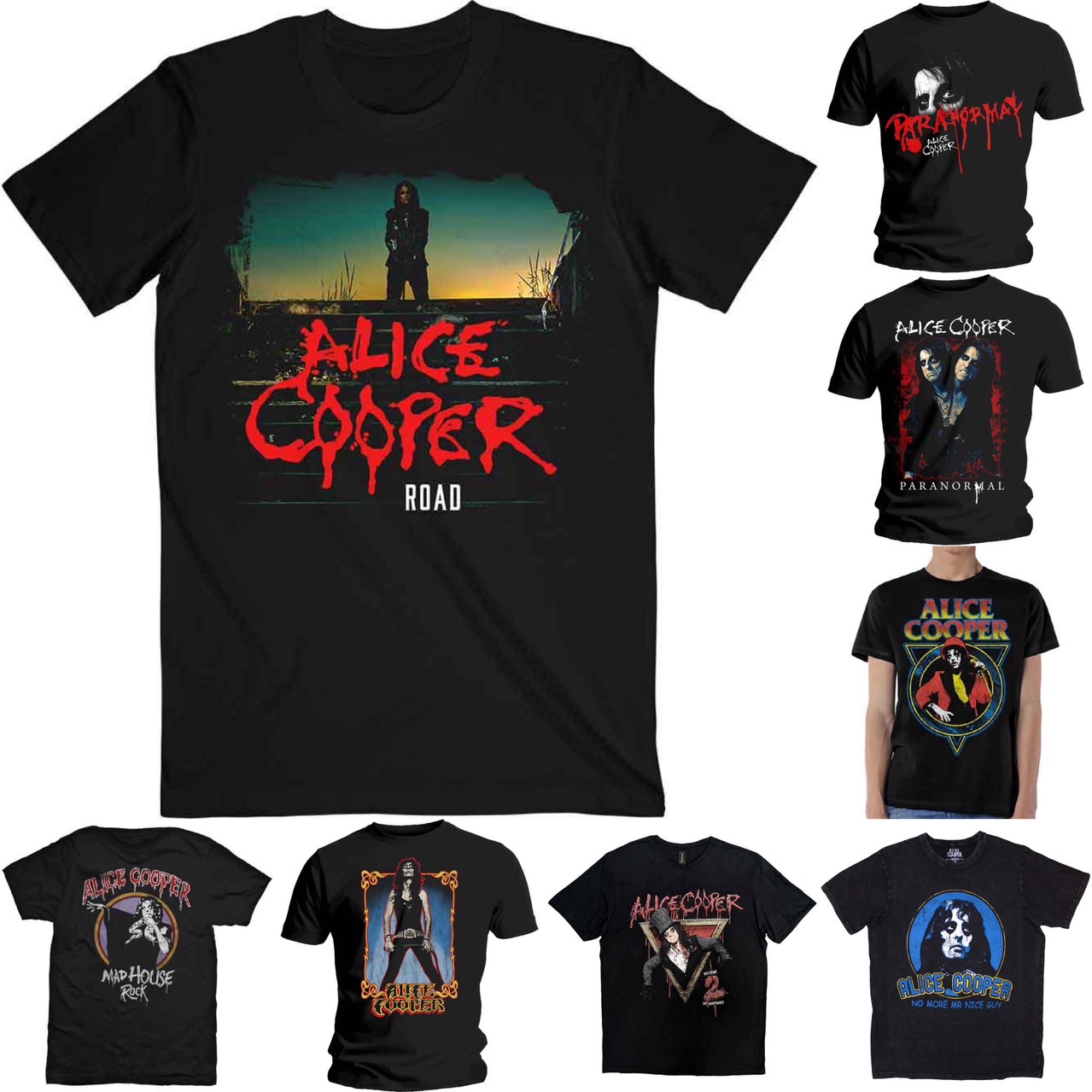 [PREORDER] เสื้อวง ALICE COOPER T-SHIRT ลิขสิทธิ์แท้ UK รวมลายสุดฮิต