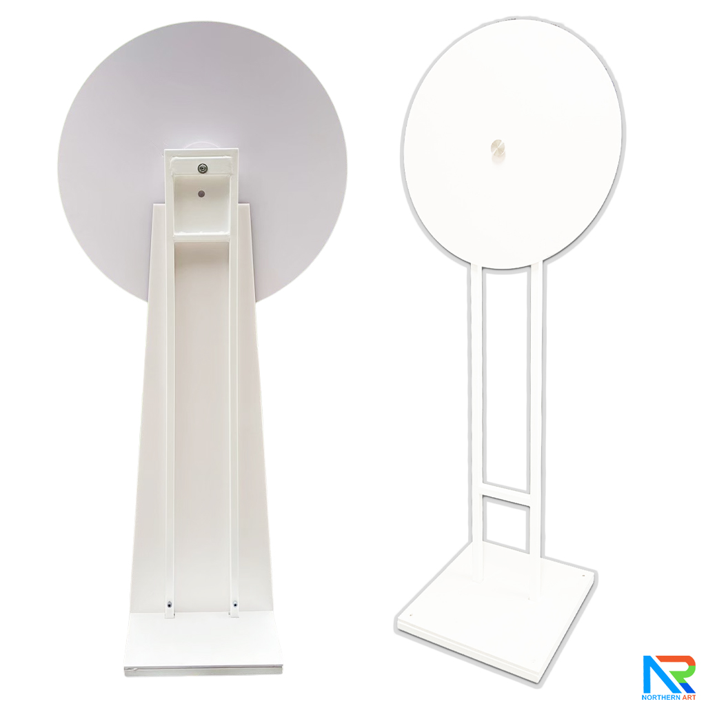 เกมส์วงล้อตั้งพื้น รุ่นเหล็ก ขนาดวงล้อ 60-80 ซม. สูง 155-175 ซม. ถอดประกอบได้