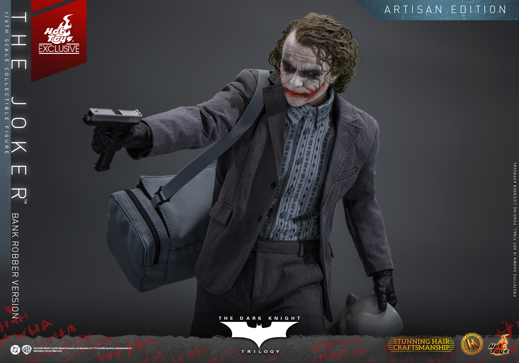 Hot Toys DX51AE The Dark Knight Trilogy - The Joker (Bank Robber Version) (Artisan Edition) [Hot Toys Exclusive]