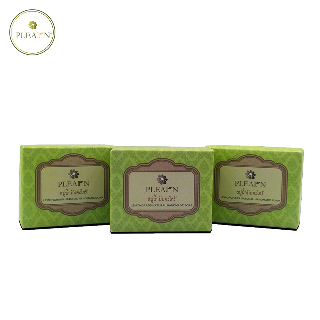 PLEARN สบู่น้ำมันตะไคร้ 100 g. จำนวน 3 ก้อน