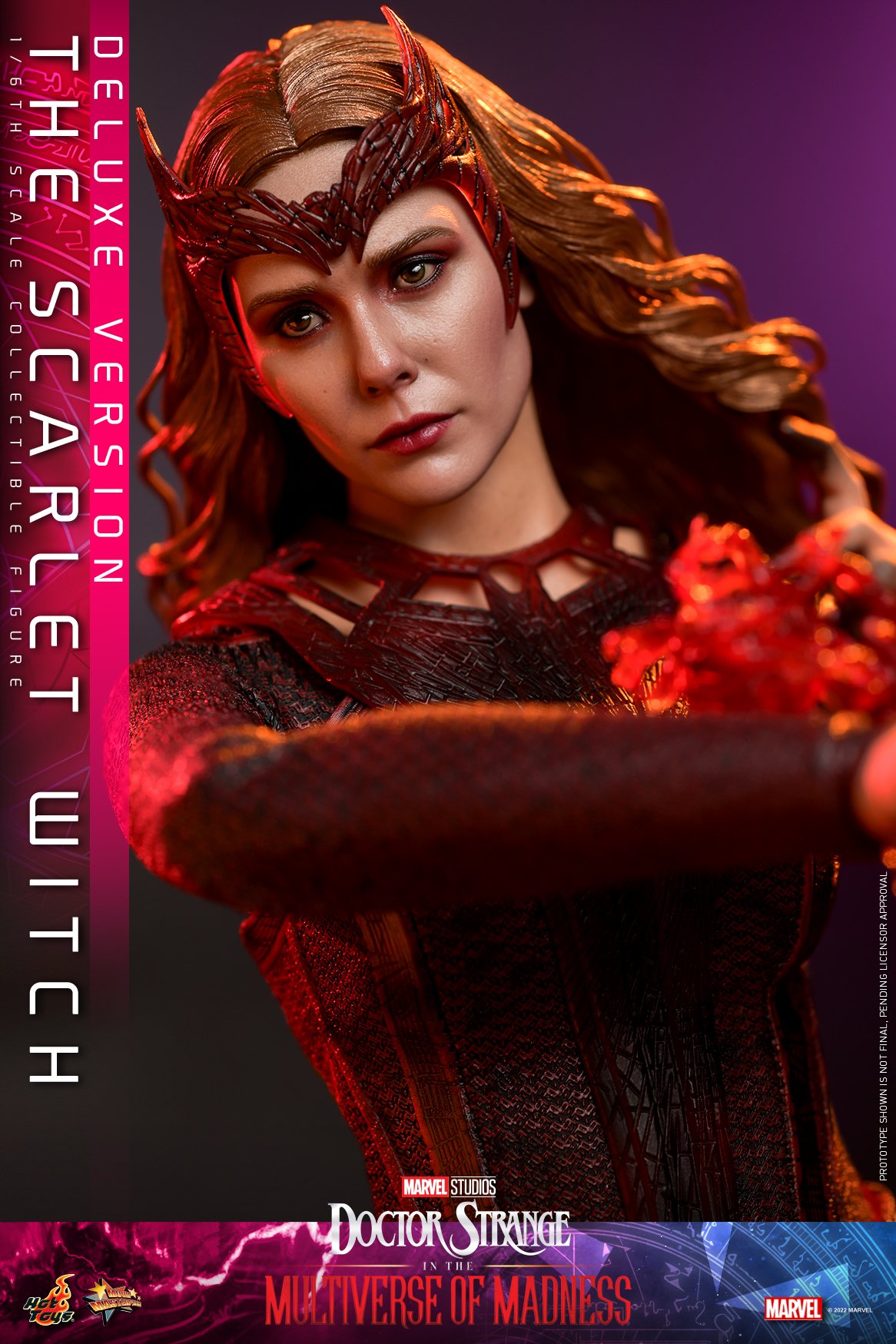 Hot Toys MMS653 1/6 Doctor Strange in the Multiverse of Madness - The Scarlet Witch (Deluxe Version)