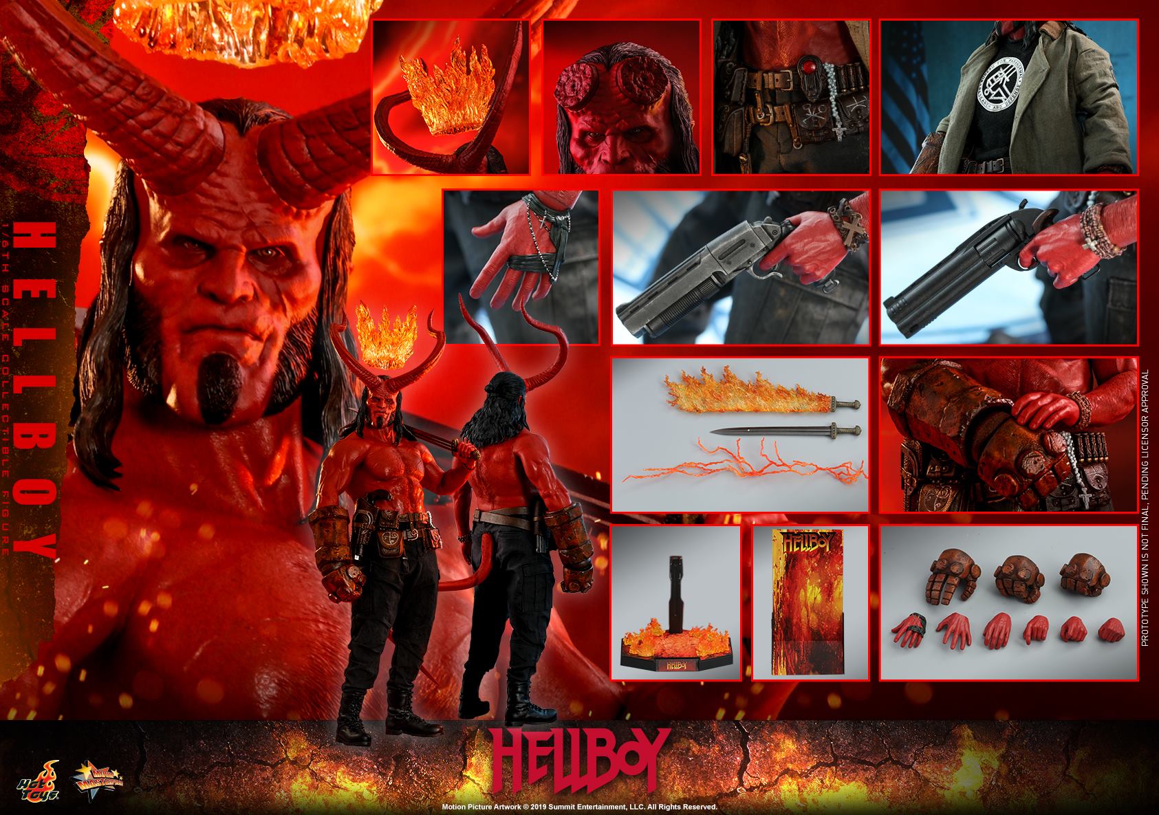 Hot Toys MMS527 Hellboy - Hellboy