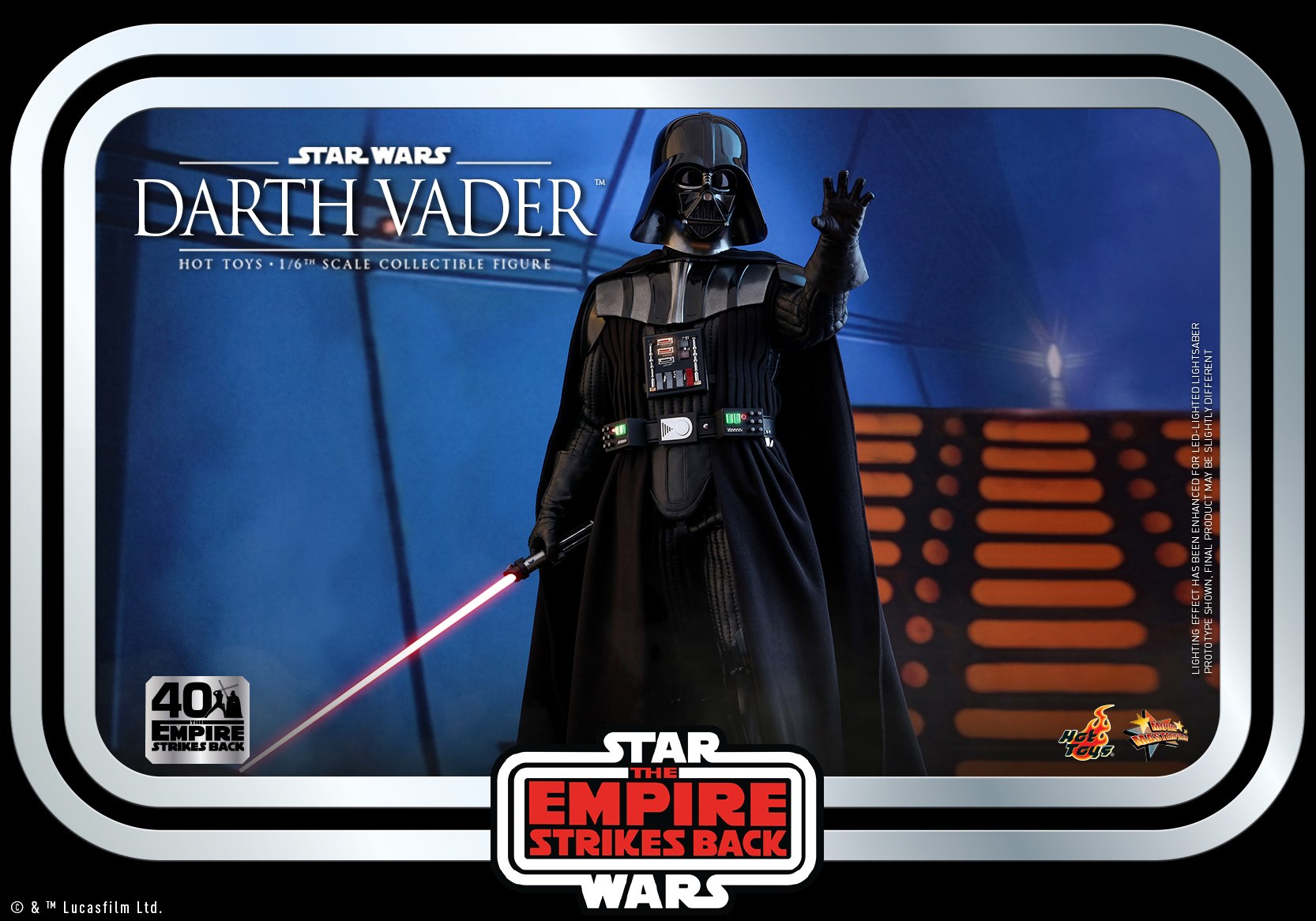 Hot Toys MMS572 Star Wars The Empire Strikes Back™ 1/6 Darth Vader™ (The Empire Strikes Back 40th Anniversary Collection)