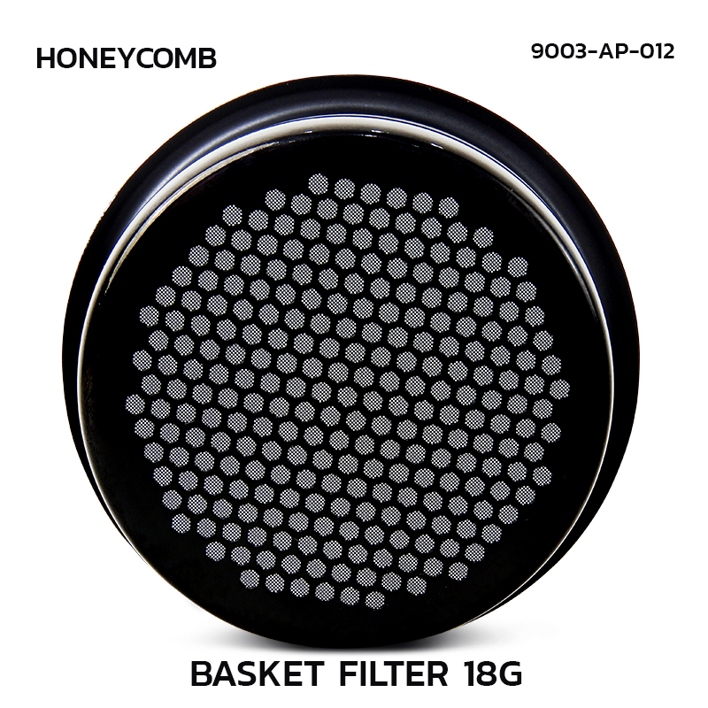 ตะกร้าชง APRESSO HONEYCOMB 18G แบล็คไทเทเนี่ยม