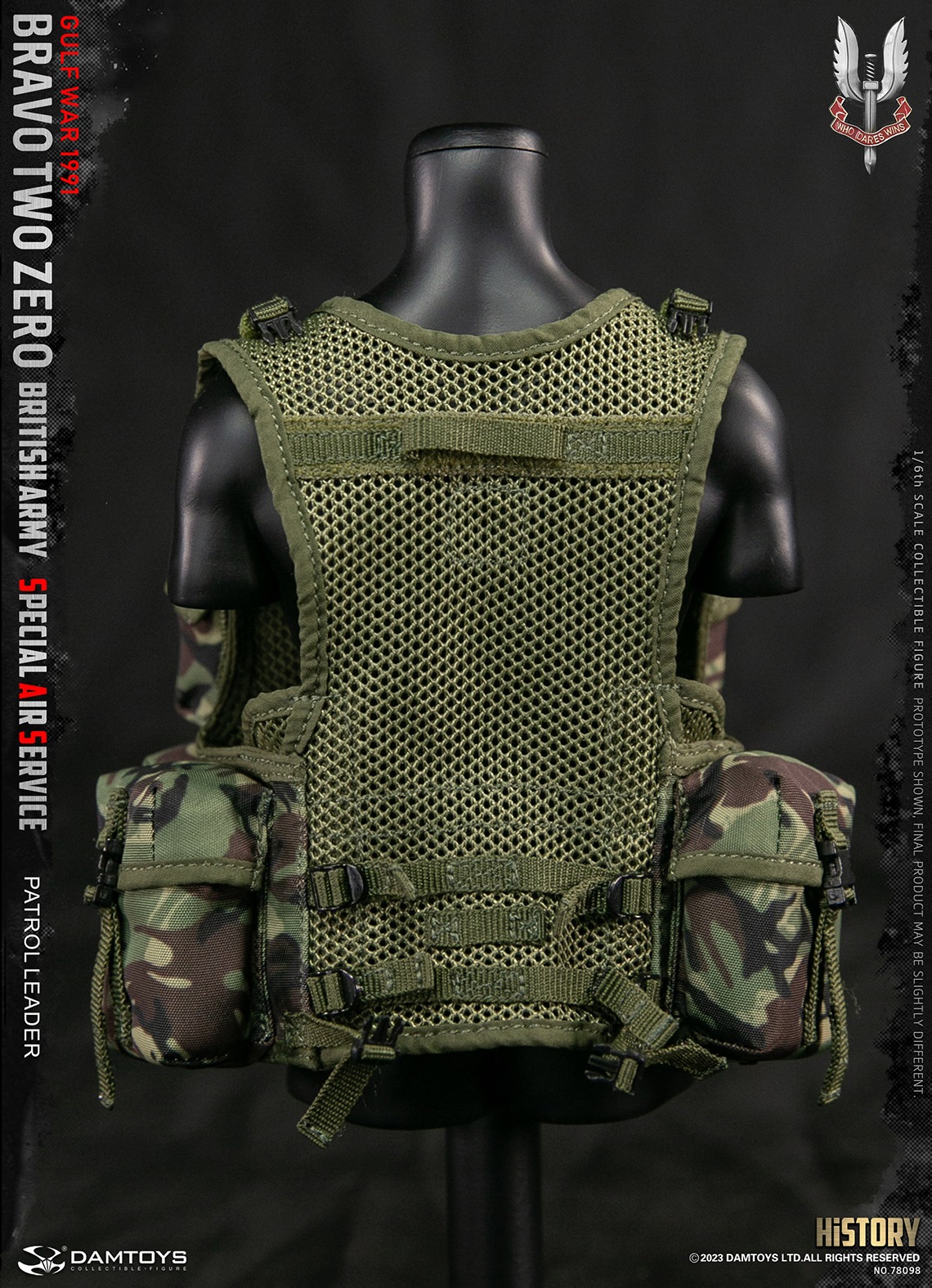 DAMTOYS 78098 1/6 "Bravo Two Zero" British Army Special Air Service (SAS) Patrol Leader