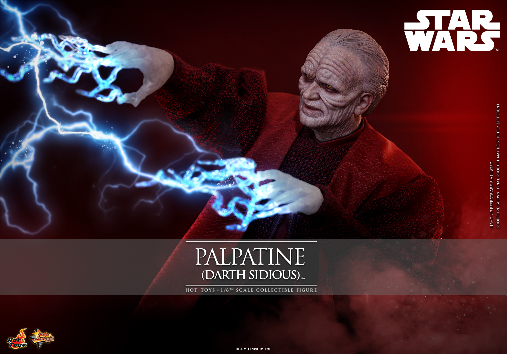 Hot Toys MMS805 Star Wars: Episode III – Revenge of the Sith - Palpatine (Darth Sidious)