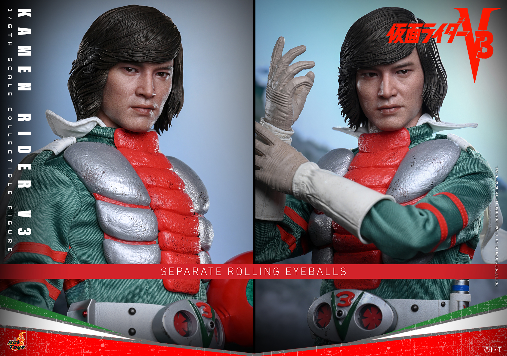 25/08/2568 Hot Toys TMS162 Kamen Rider V3 - Kamen Rider V3