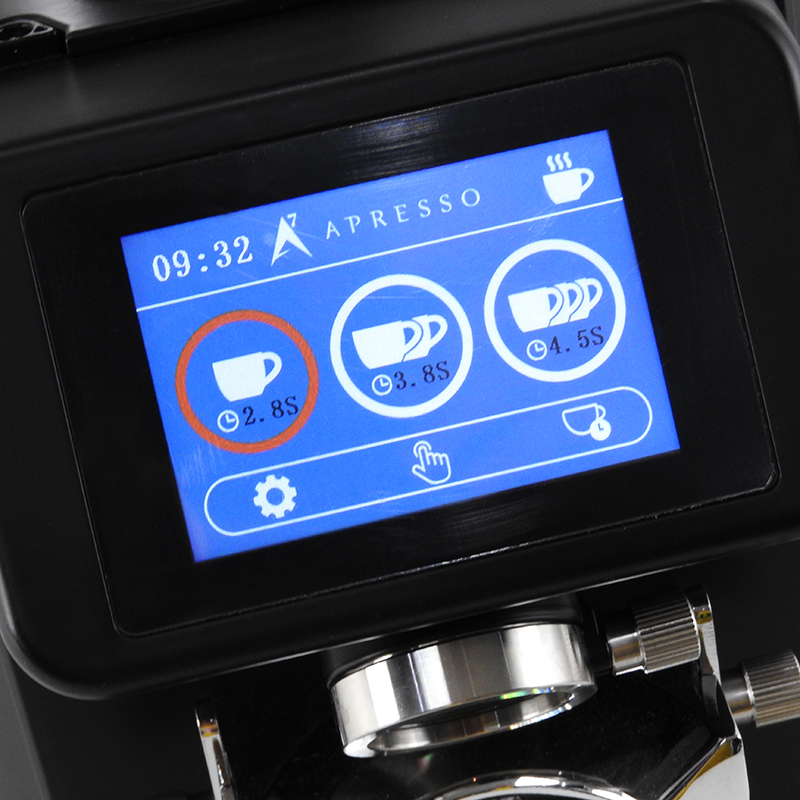 APRESSO A7 Digital coffee grinder with Dia.83mm Burrs and 1.5 kg Beans Jar-Free SCALE 200G