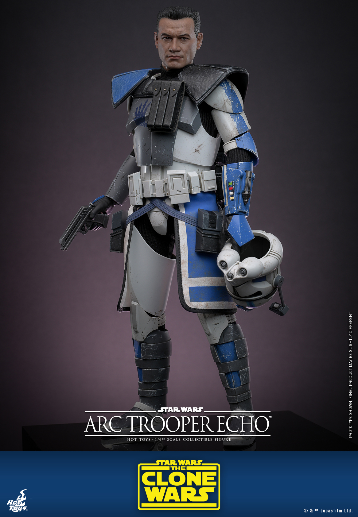Hot Toys TMS133 Star Wars: The Clone Wars - Arc Trooper Echo