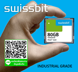 SWISSBIT,Industrial CFAST Card ,80GB, Industrial Grade,