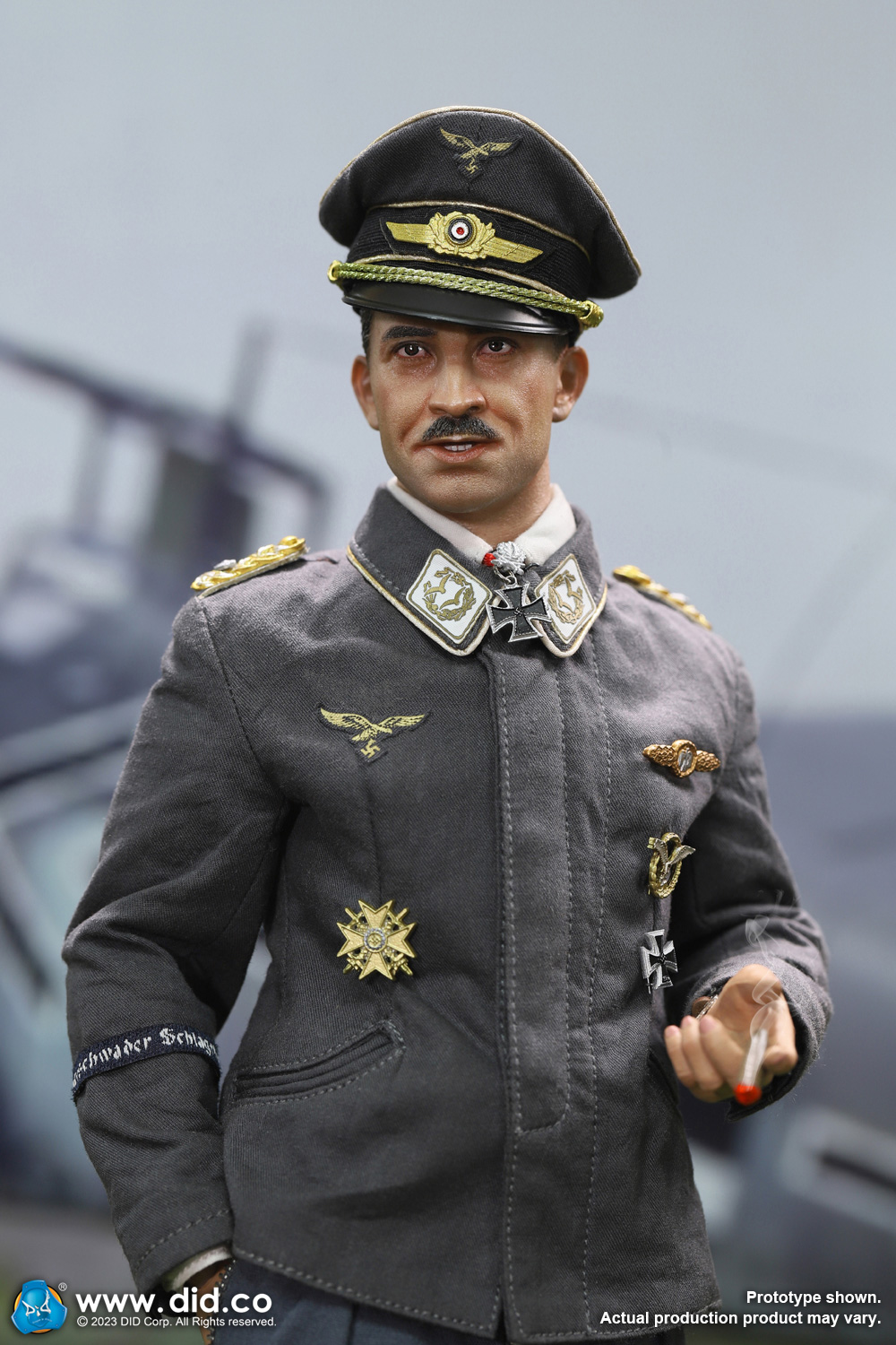 DID D80165 1/6 WWII German Luftwaffe Ace Pilot - Adolf Galland