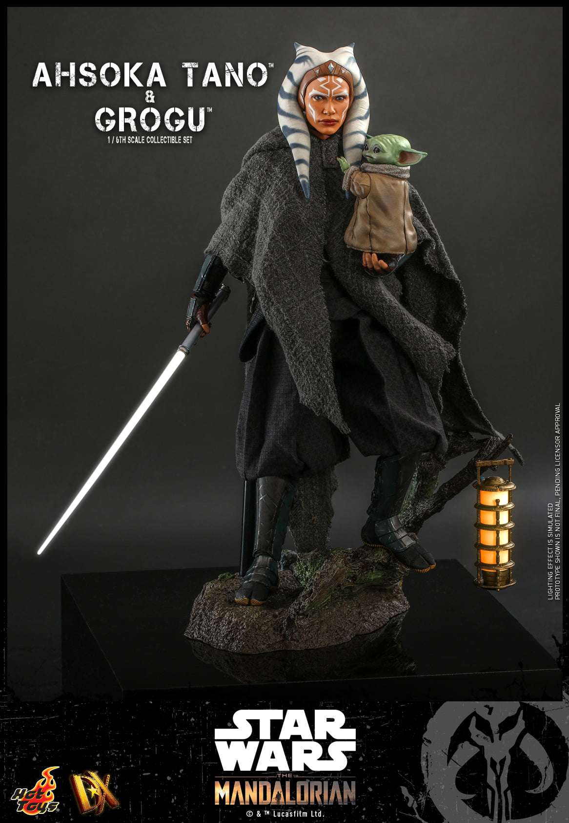 Hot Toys DX21 1/6 Star Wars™: The Mandalorian™ - Ahsoka Tano & Grogu™