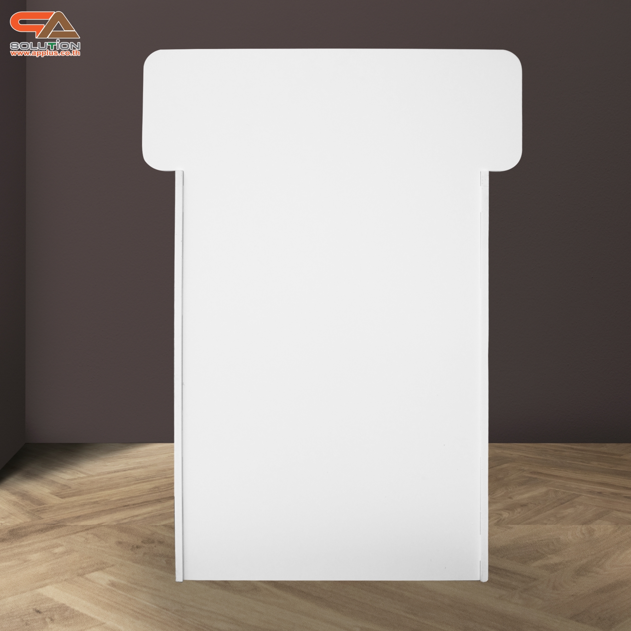 ชั้นวางสินค้าตั้งโต๊ะ TB12 พร้อมชั้นวาง 3 ชั้น ขนาด(W)35 x (D)30 x (H)65 ซม. วัสดุพลาสวูดหนา 8 มม.พร้อมงานพิมพ์