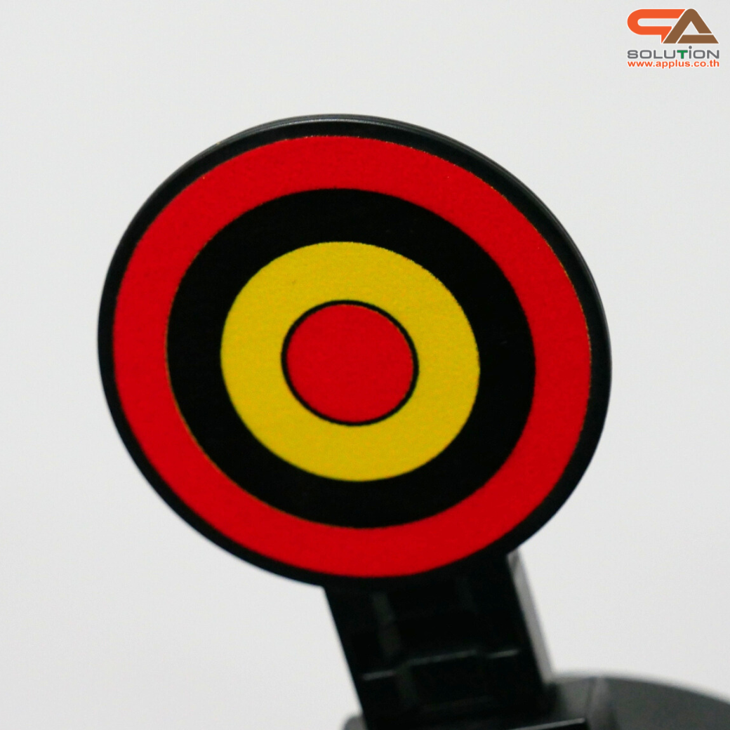 เกมส์ยิงเป้าหมุน เป้าหมุน 360 องศา จำนวน 10 เป้า จอ LED นับคะแนน พร้อมปืนกระสุนโฟม 1 ชุด