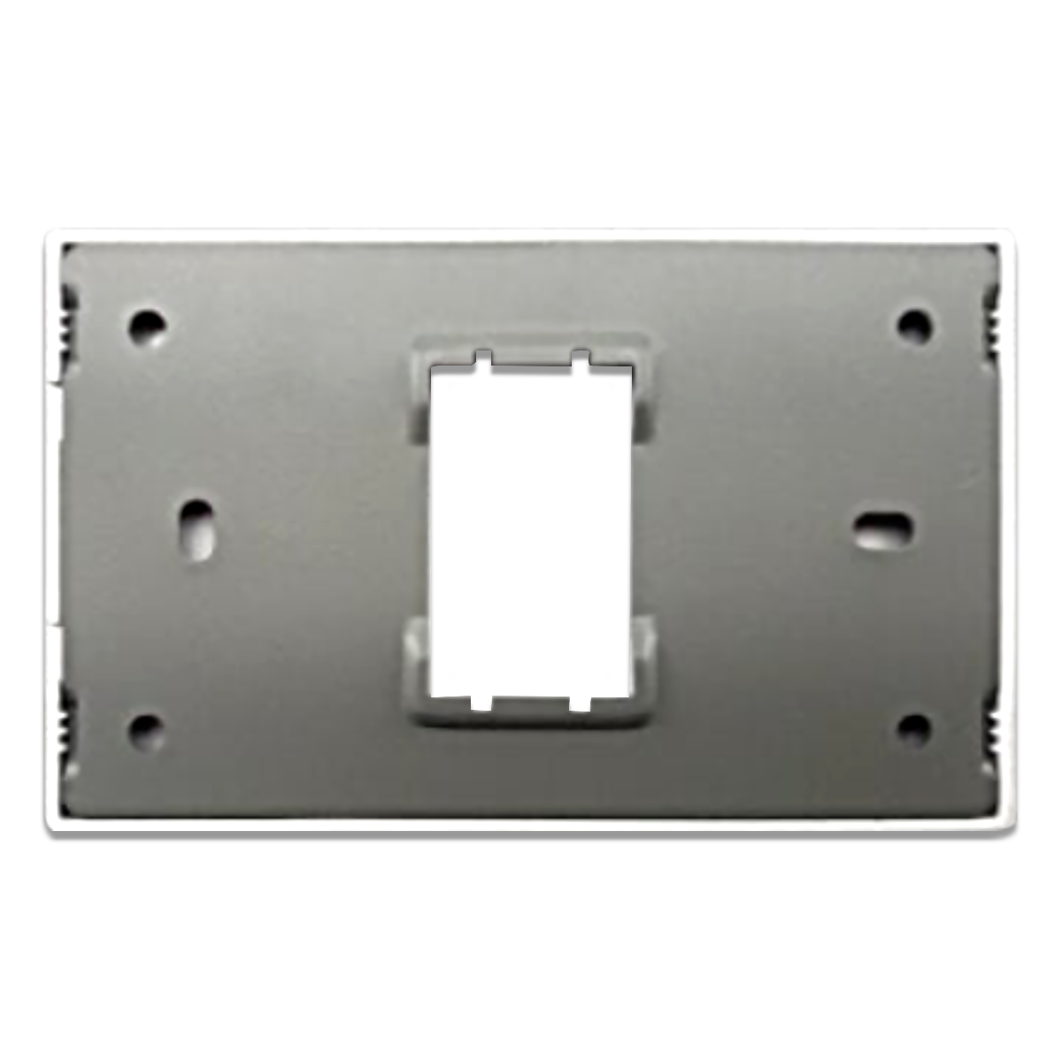 NANO แผงหน้ากากขอบเหลี่ยม ขนาด 1 ช่อง Urban series สีขาว รุ่น UR-C01W (25 ชิ้น/กล่อง)