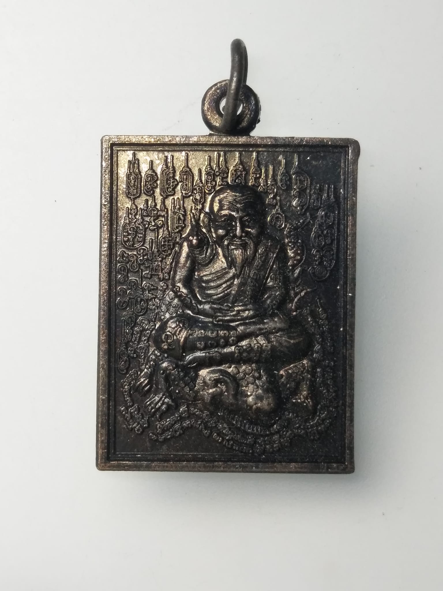 H059 เหรียญไหว้ครู พรหม เทวะหินกอง ภูเก็ต ปี2555