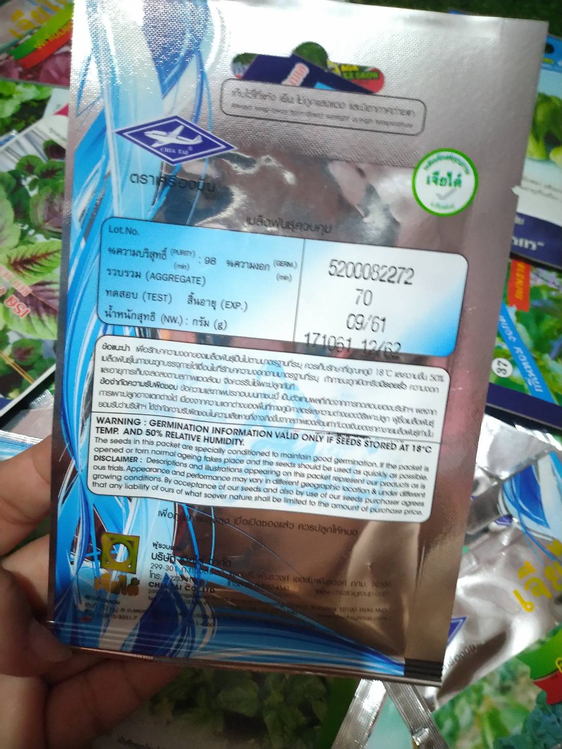 ปวยเล้ง (Spinach) เจียใต๋