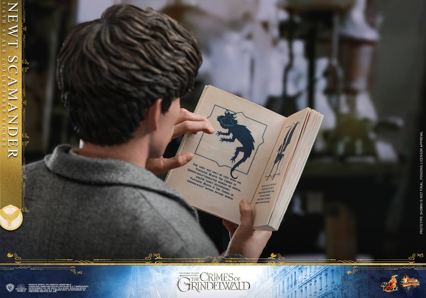 Hot Toys MMS512 FANTASTIC BEASTS: THE CRIMES OF GRINDELWALD - NEWT SCAMANDER