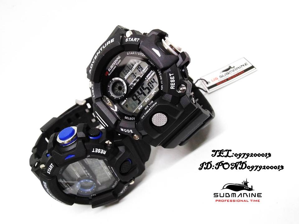 นาฬิกา Us submarine ของแท้100% รุ่นTP1328M ดำ-ขาว