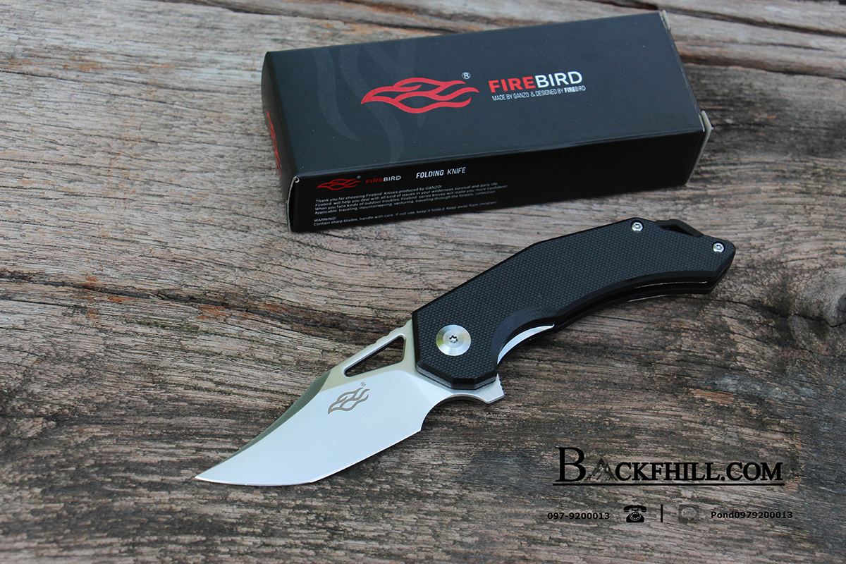 มีดพับ Ganzo Firebird รุ่น FH61-BK / D2 still ของแท้ 100%