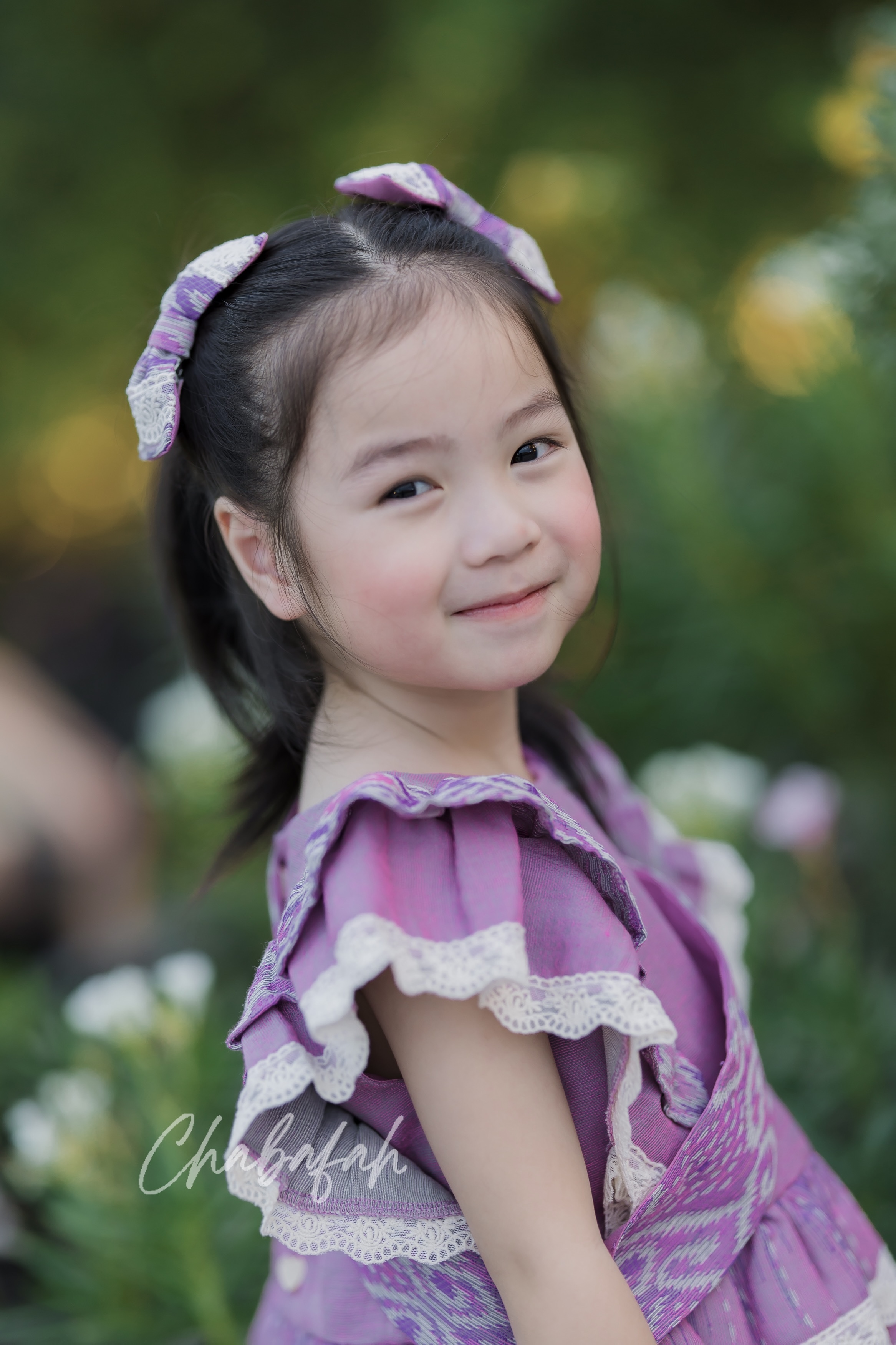 (ขายเป็นคู่) กิ๊ฟติดผมผ้าไทย แบรนด์ Chabafah