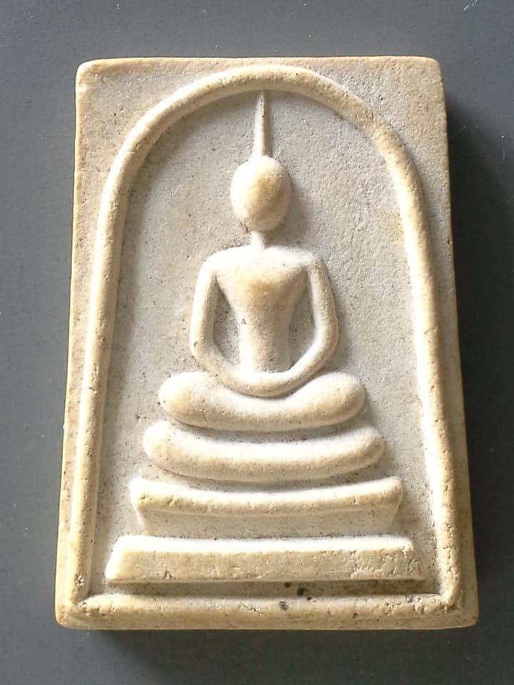 A050 พระสมเด็จหลังหมึกปั๊มลายเซ็นต์หลวงปู่ท่อน วัดศรีอภัยวัน จ.เลย