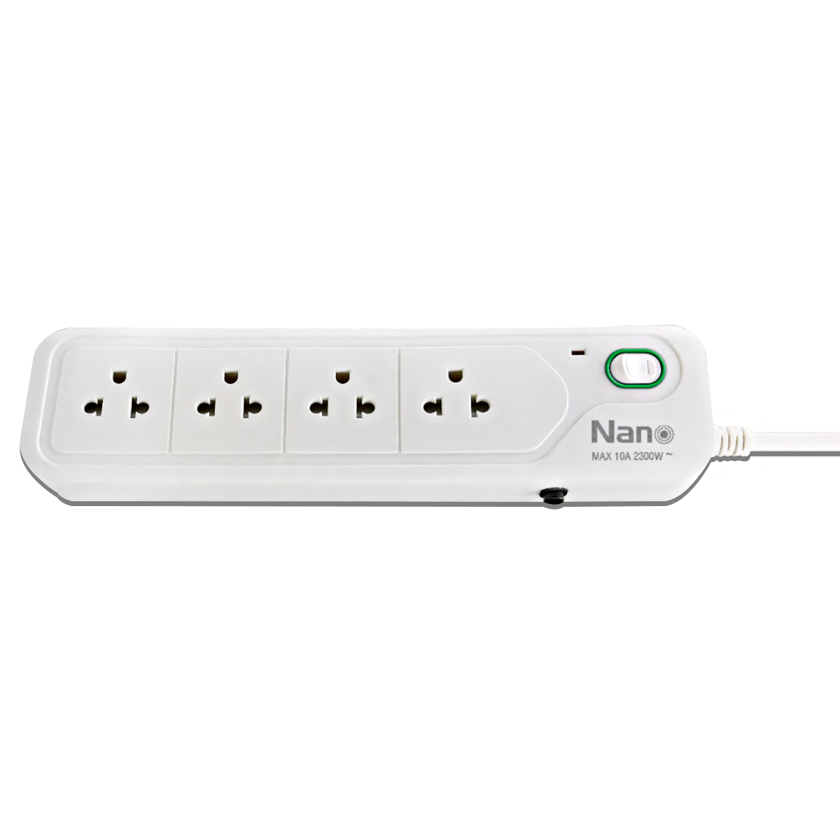 NANO ปลั๊กพ่วง 4 เต้ารับ + เมนสวิตช์ Nano One