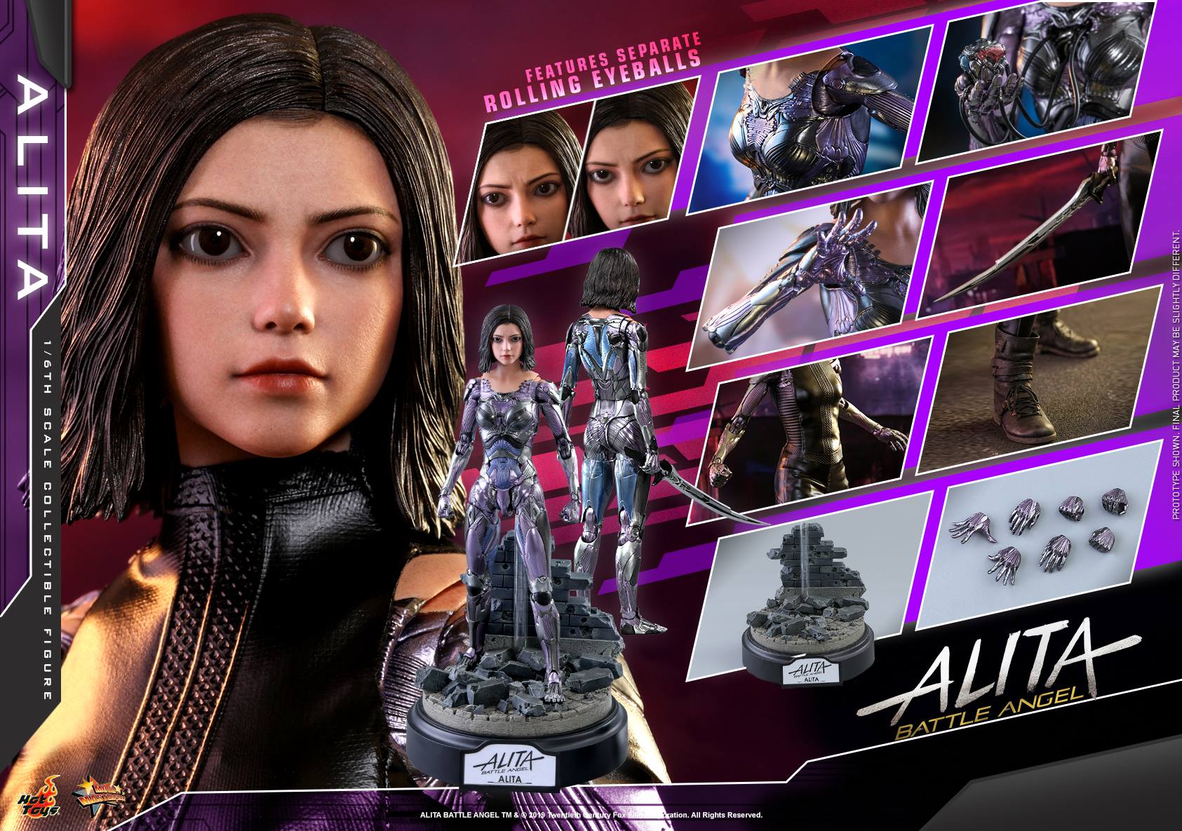 Hot Toys MMS520 ALITA BATTLE ANGEL - ALITA
