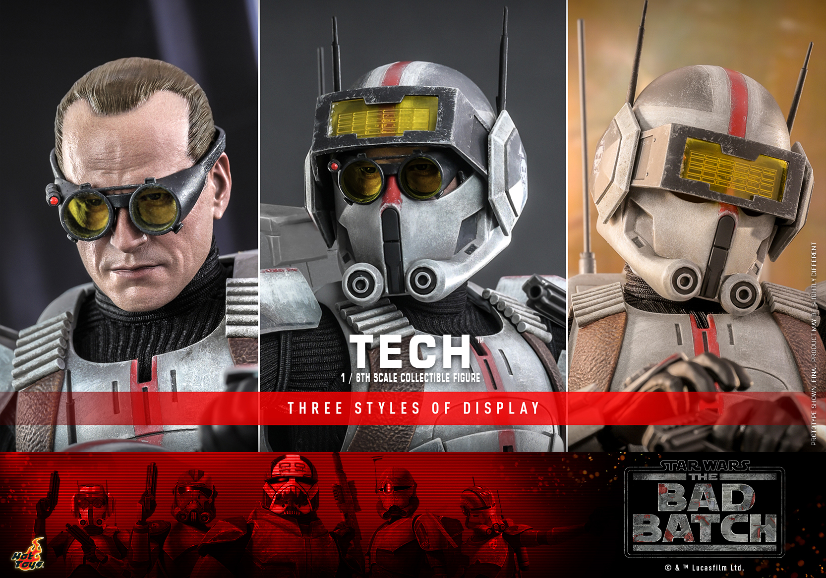 Hot Toys TMS098 1/6 Star Wars: The Bad Batch™ - Tech™