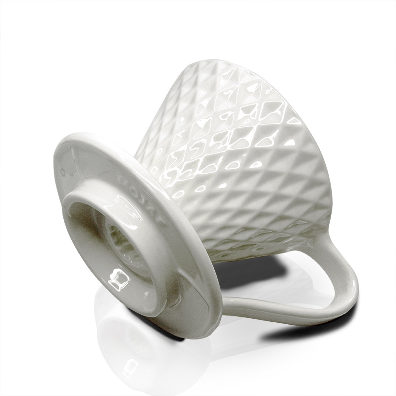 V60 ceramic Coffee filter cup 1-4 cups-Diamond-shape
