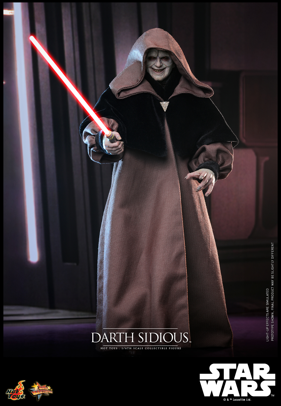 Hot Toys MMS745 Star Wars: Revenge of the Sith - Darth Sidious