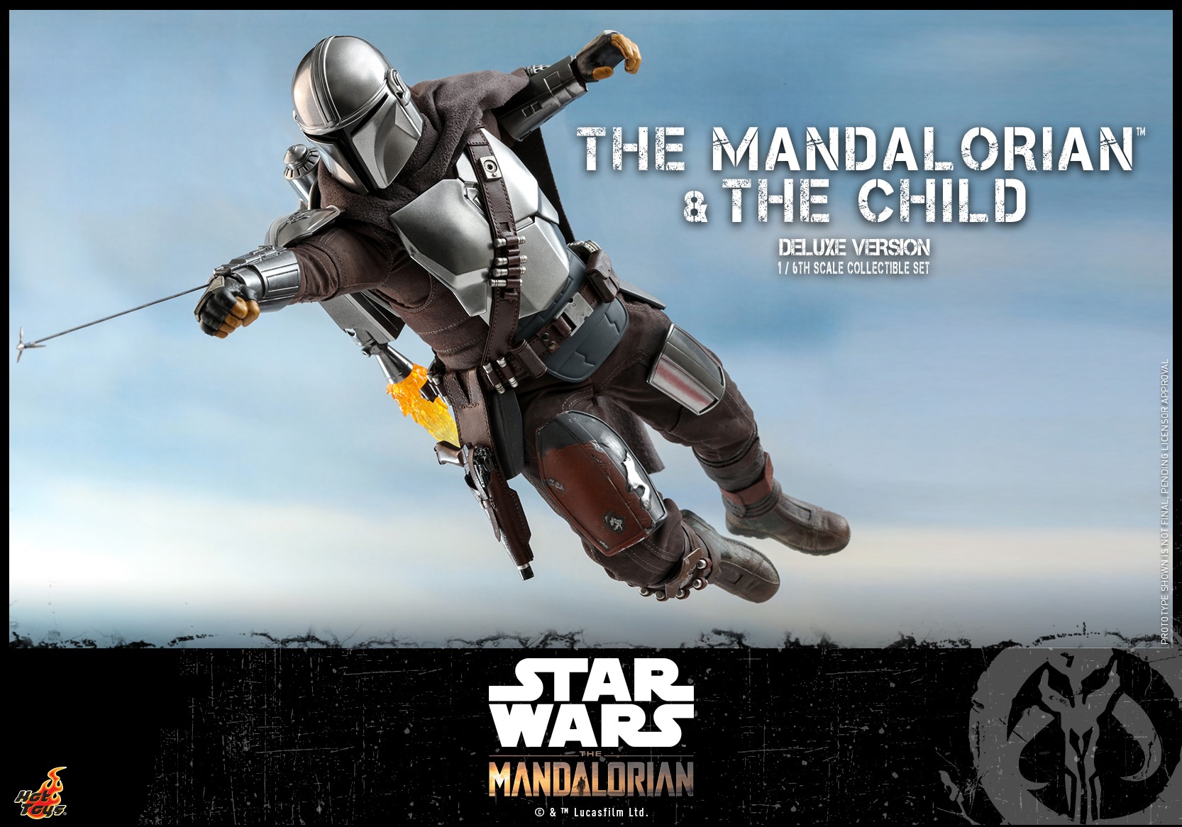 Hot Toys TMS015 The Mandalorian 1/6 The Mandalorian and The Child (Deluxe Version)