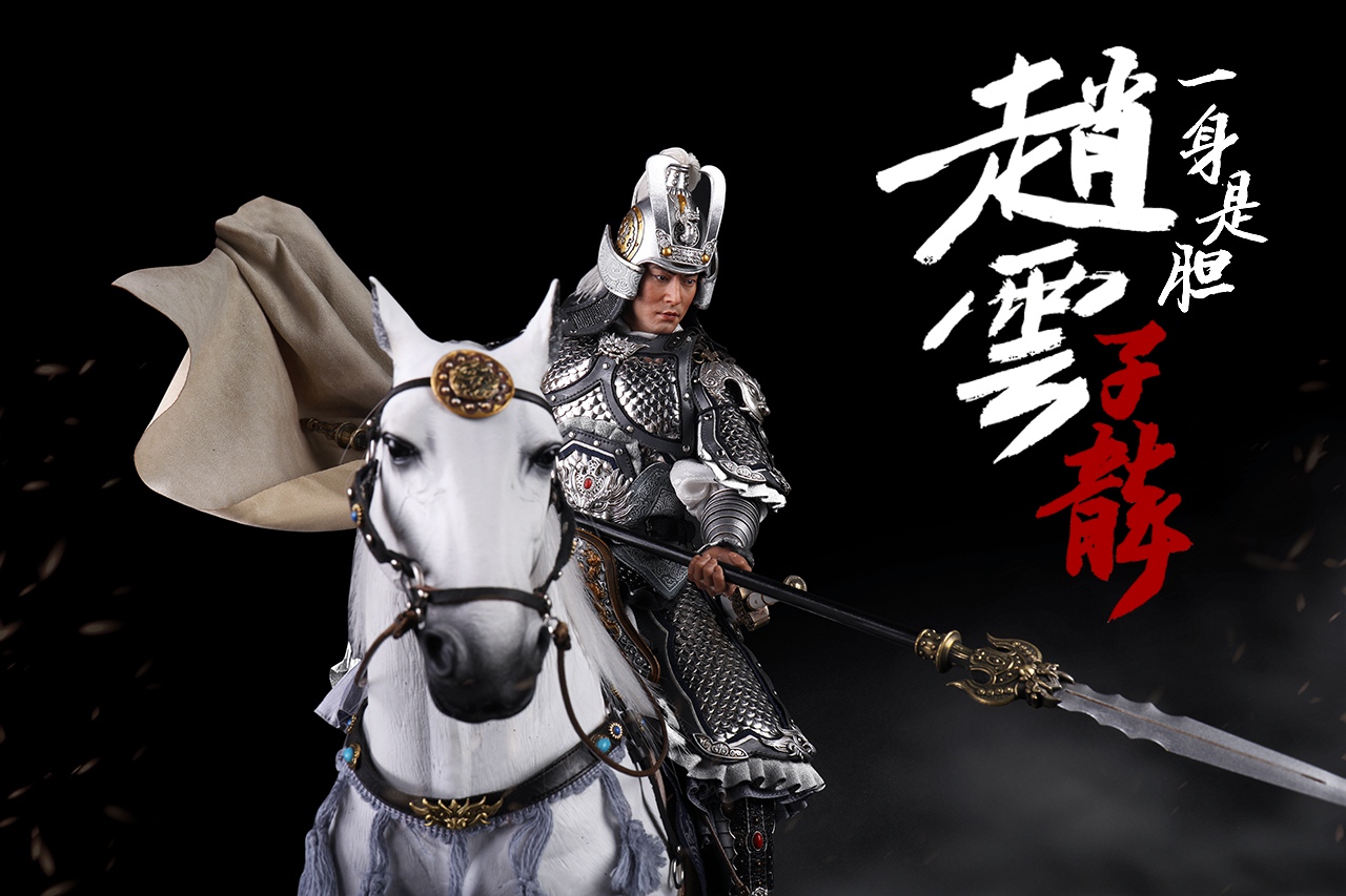 303TOYS MP011 + MP012 1/6 THREE KINGDOMS - ZHAO YUN ZILONG + YULAN WHITE STEED