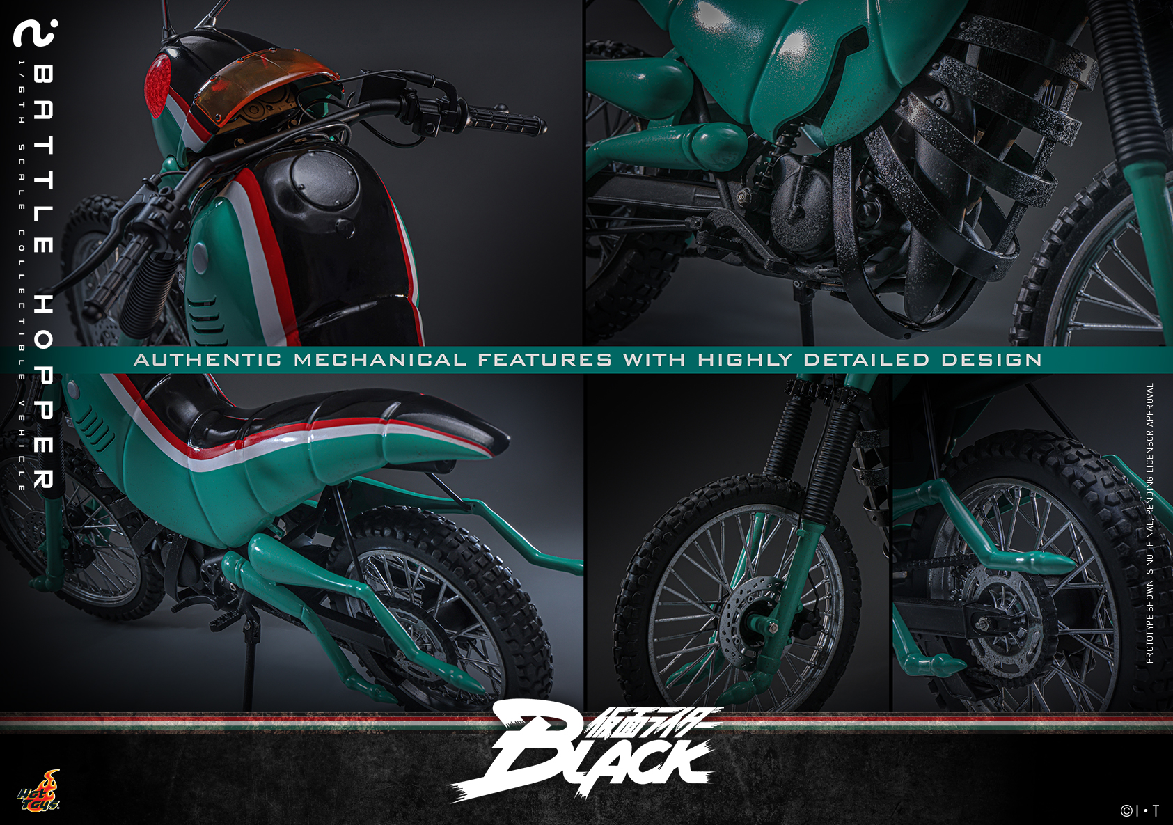 25/08/2568 Hot Toys TMS161 Kamen Rider Black - Battle Hopper