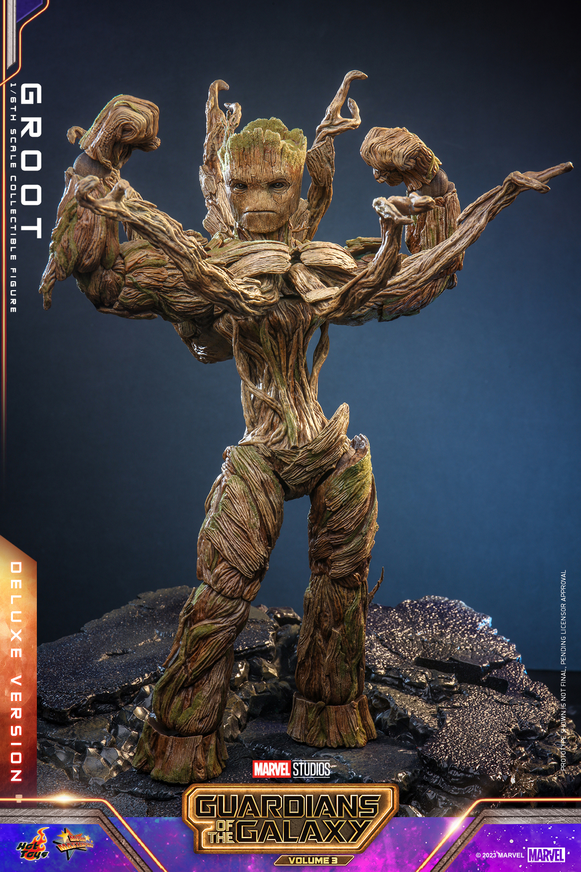 Hot Toys MMS707 1/6 Guardians of the Galaxy Vol. 3 - Groot (Deluxe Version)
