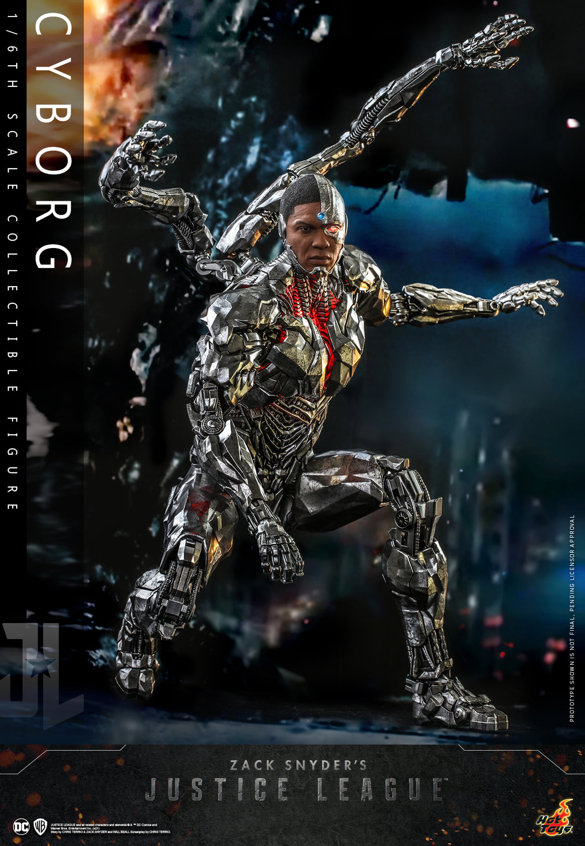 Hot Toys TMS057 1/6 Zack Snyder's Justice League - Cyborg