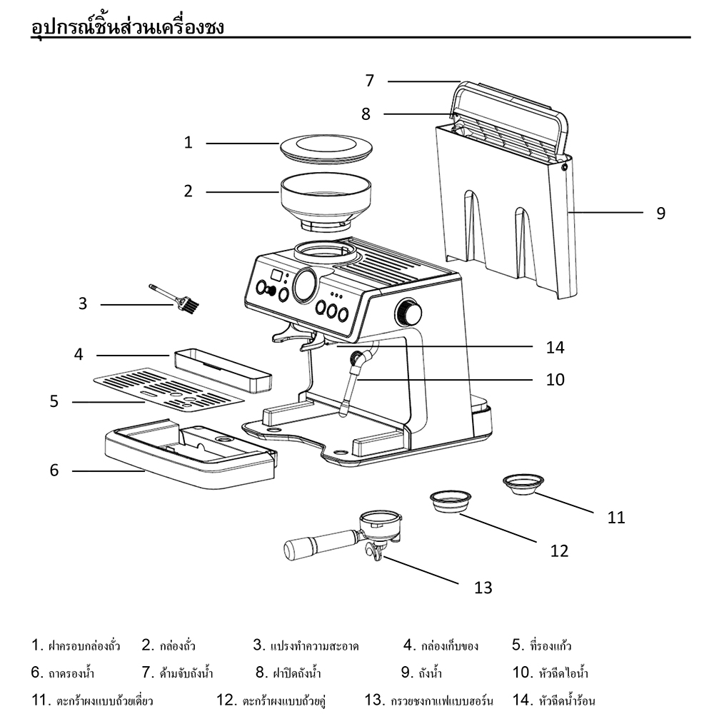APRESSO AIO Espresso machine 1 group