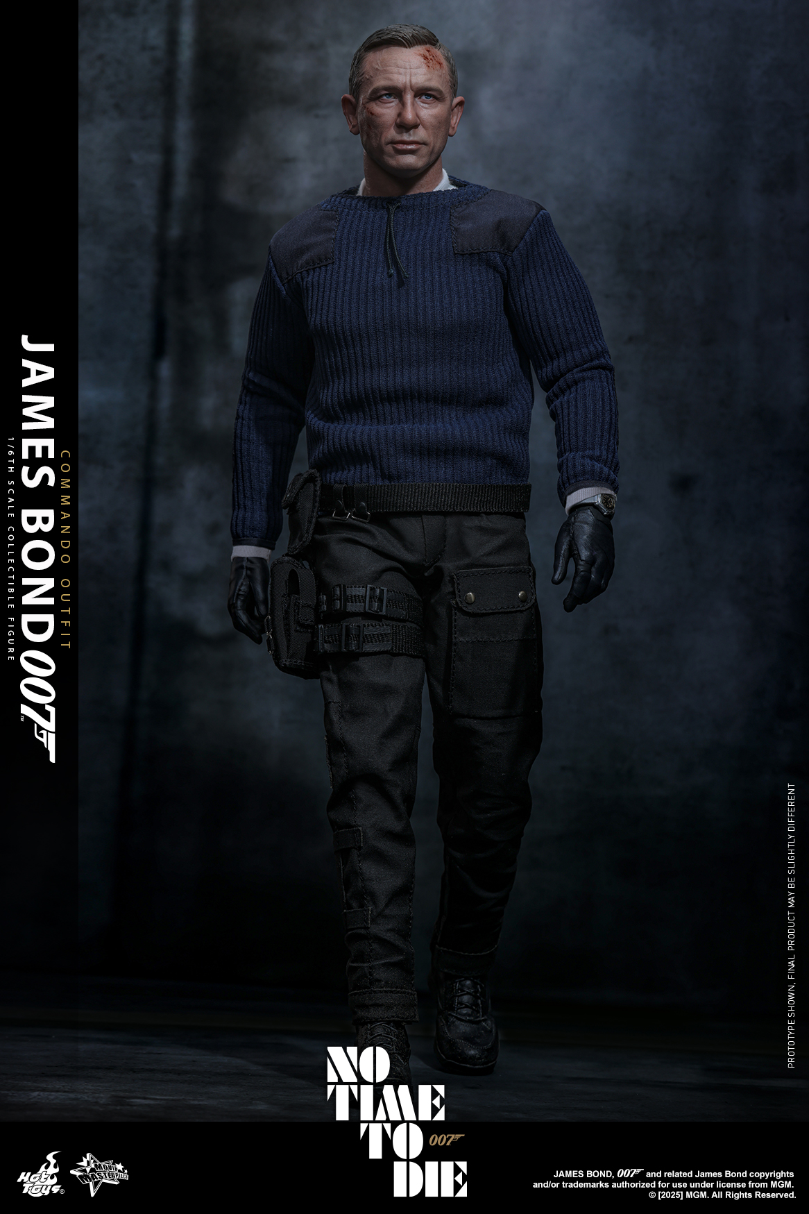 25/08/2568 Hot Toys MMS804 No Time To Die - James Bond (Commando Outfit)