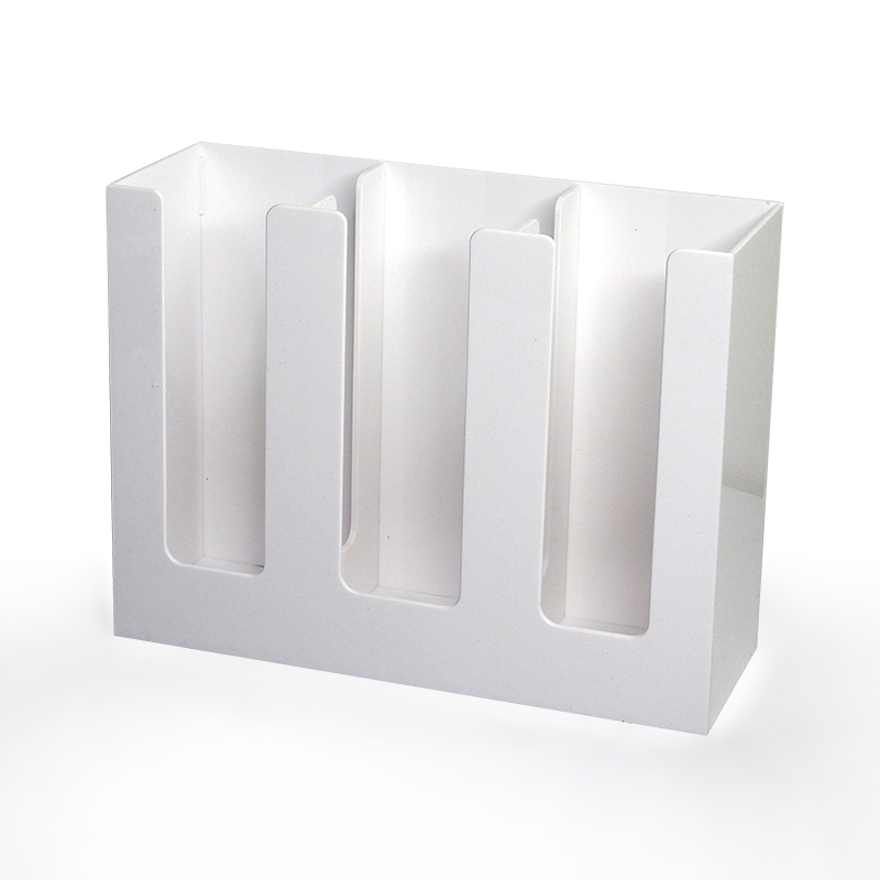 กล่องอะคริลิคจ่ายแก้ว กล่องใส่แก้วกาแฟ ที่ใส่แก้ว เครืองดื่ม 3 ช่อง