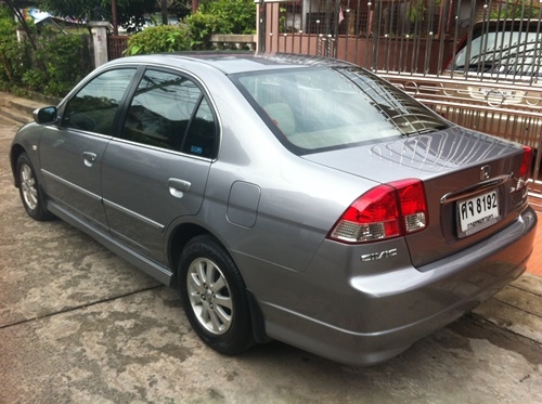 คิ้วฝาหน้า/คิ้วฝากระโปรงหน้า Honda Civic (ซีวิค) 2004-2005 (ตาเหยี่ยว)(ชุบโครเมี่ยม) - BangplusOnline