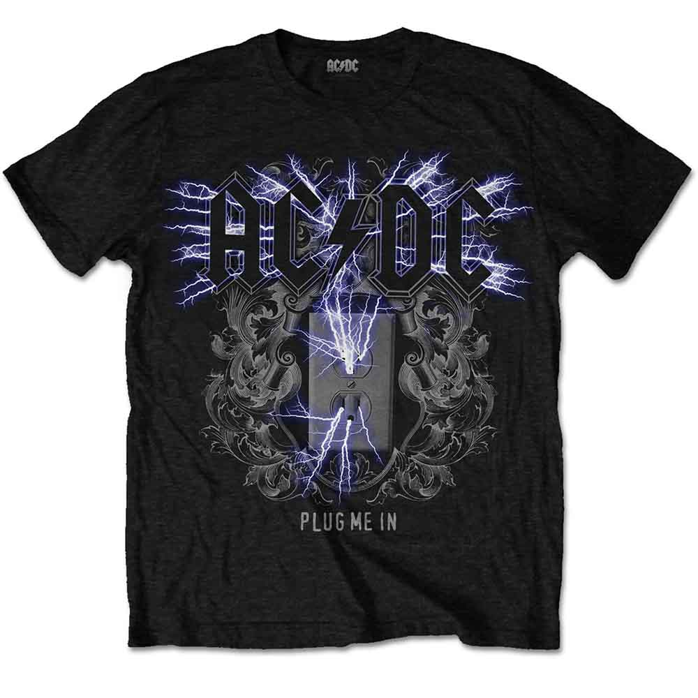 AC/DC Unisex T-Shirt: Electric BLACK