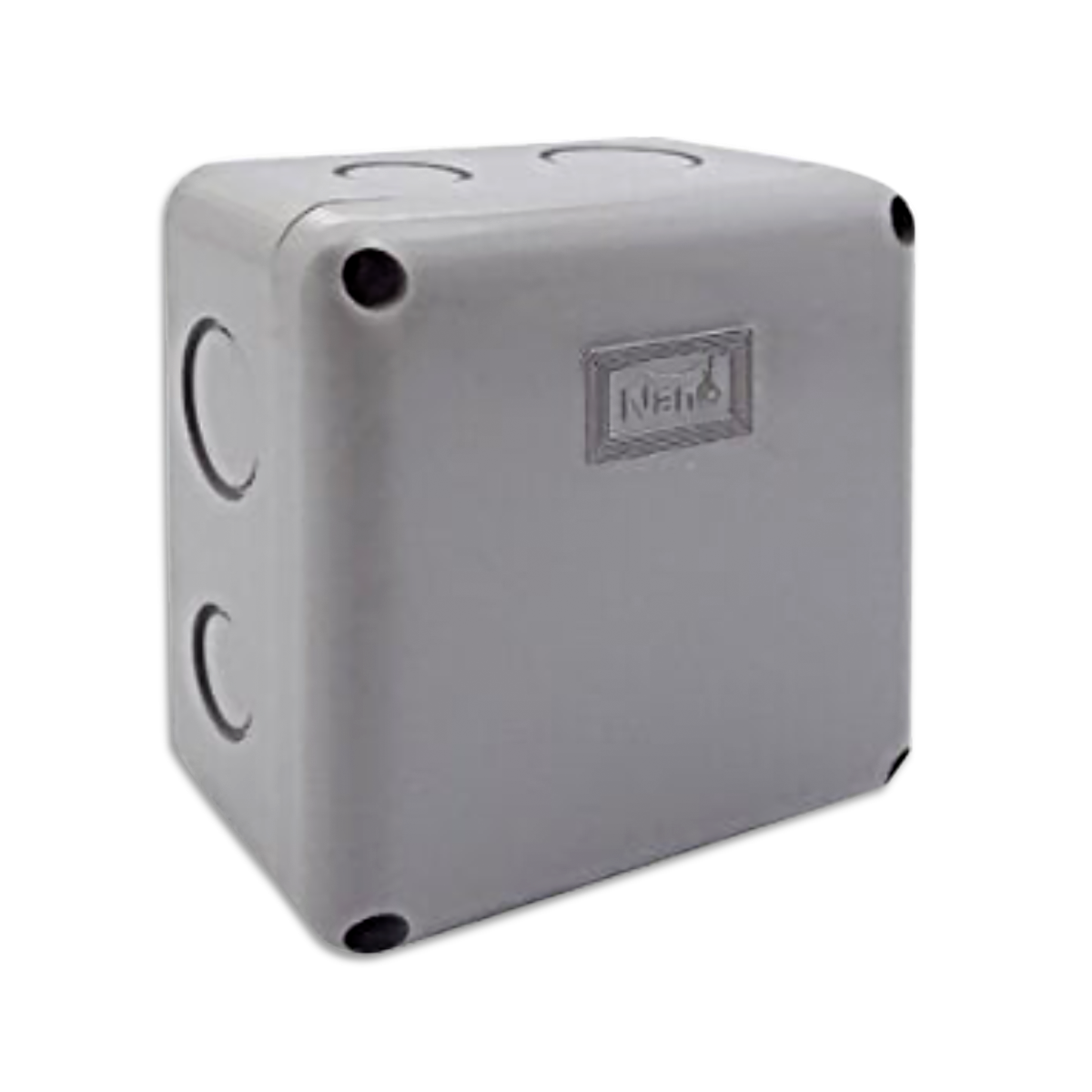 NANO กล่องกันน้ำ ขนาด 4x4x2.5" สีเทา รุ่น NANO-202G (40 ชิ้น/กล่อง)