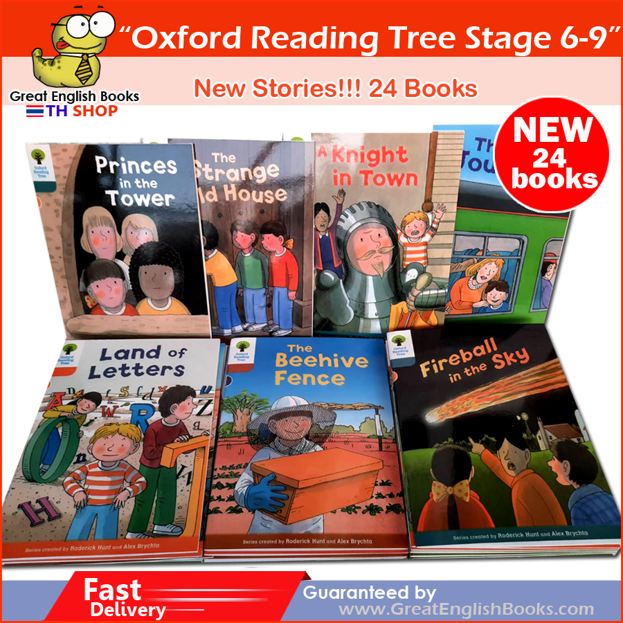 (In Stock) พร้อมส่ง หนังสือเด็กภาษาอังกฤษ Oxford Reading Tree Level 6-9 เนื้อเรื่องใหม่ จำนวน 24 Books New Stories