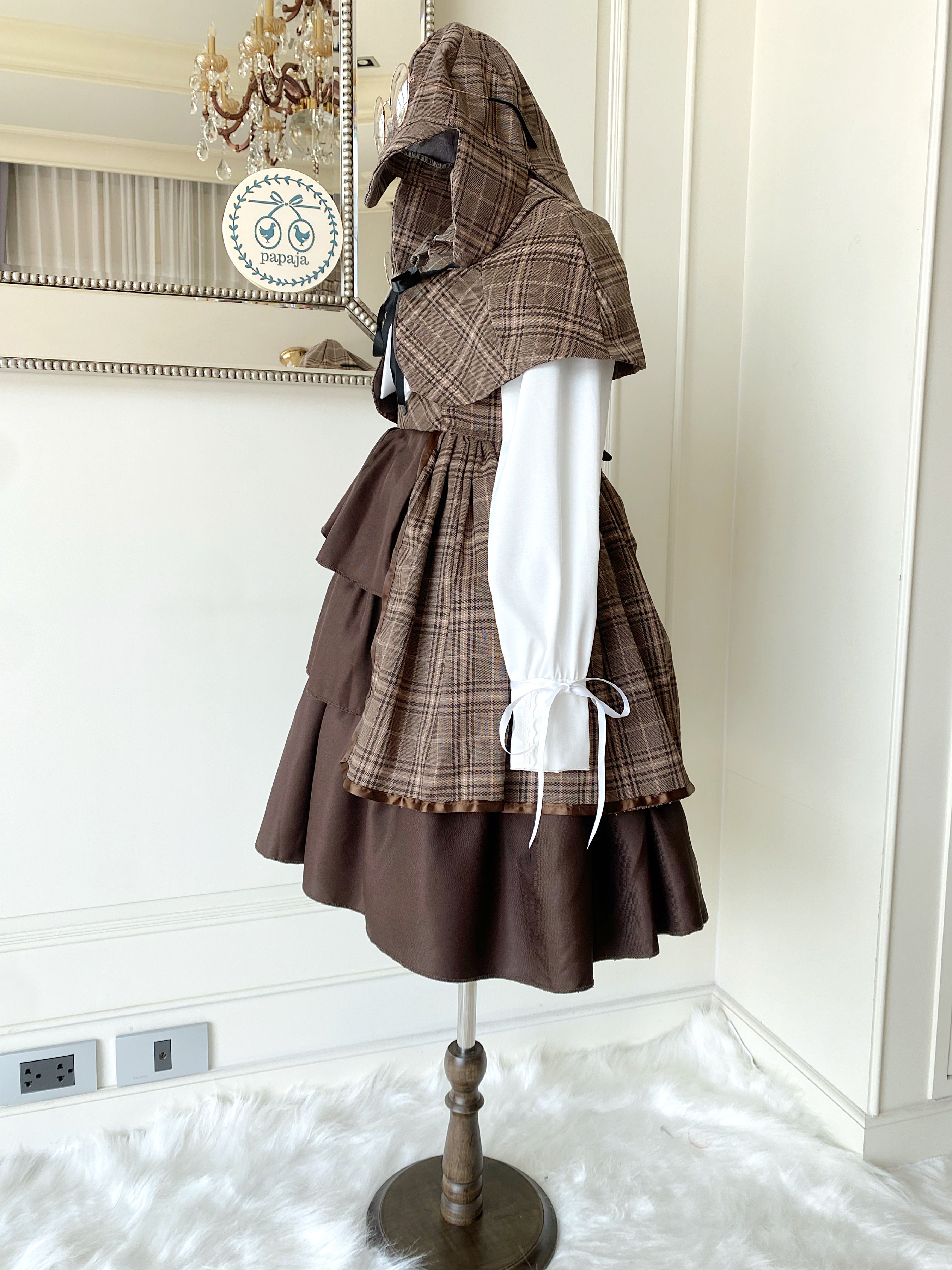 ชุดคอสเพลย์ ชุดอาชีพนักสืบ (Detective) มาครบเซตพร้อมแว่นตา