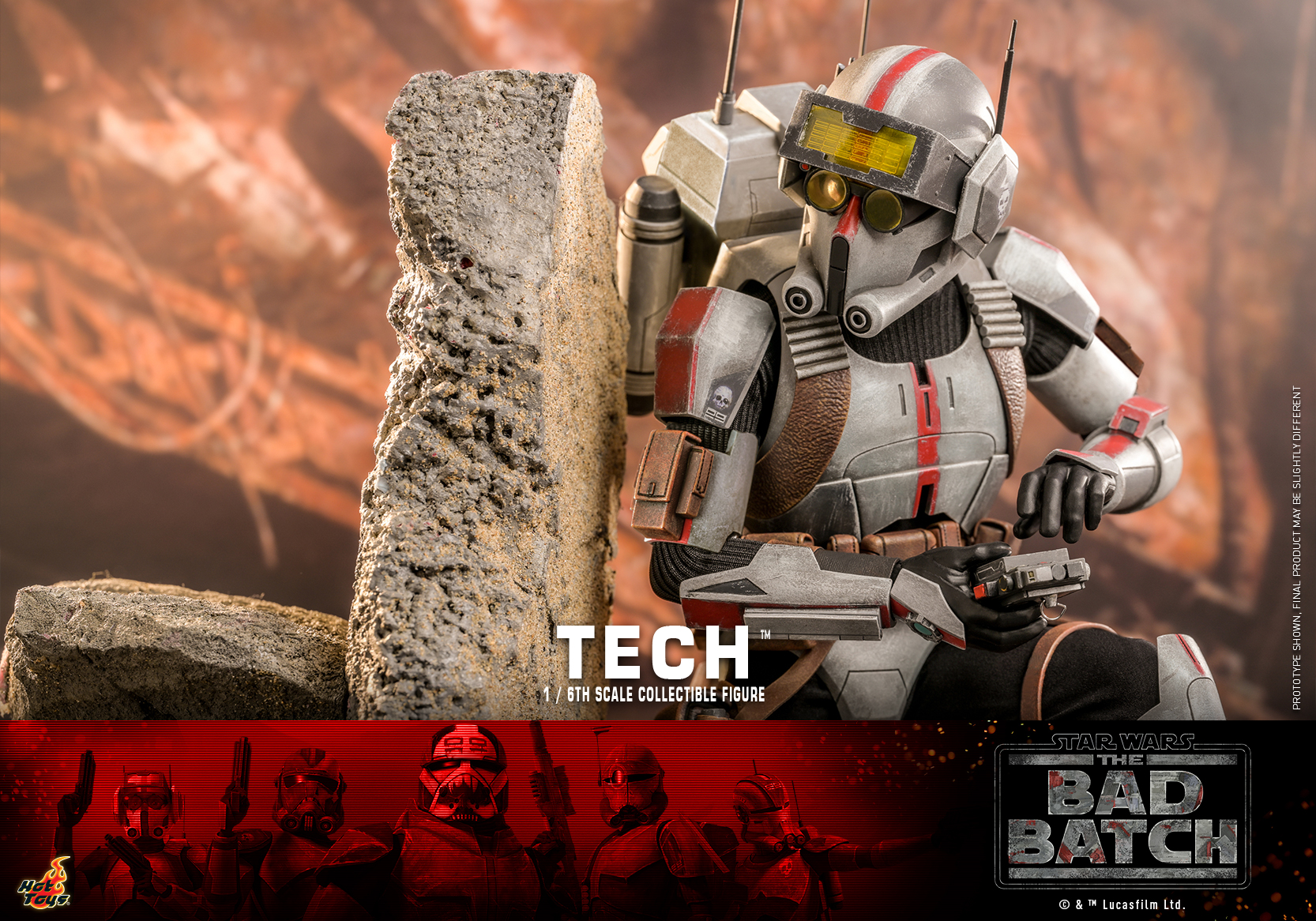 Hot Toys TMS098 1/6 Star Wars: The Bad Batch™ - Tech™