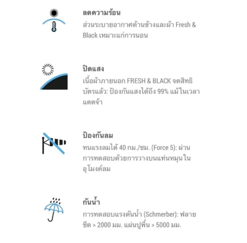 เต็นท์กันฝน DECATHLON เต็นท์กันน้ำ กันฝน QUECHUA ของแท้ รุ่น MH100 Fresh & Black สำหรับ 2-3 คน แข็งแรง พับเก็บง่าย